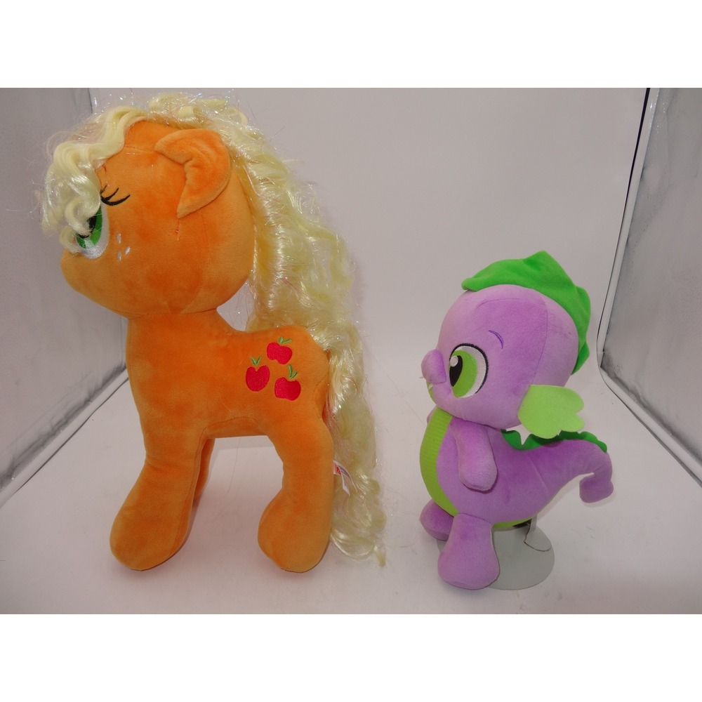 My Little Pony Ty Sparkle Applejack and Spike Plush Toy Set 2017 Hasbro - Picture 3 of 10